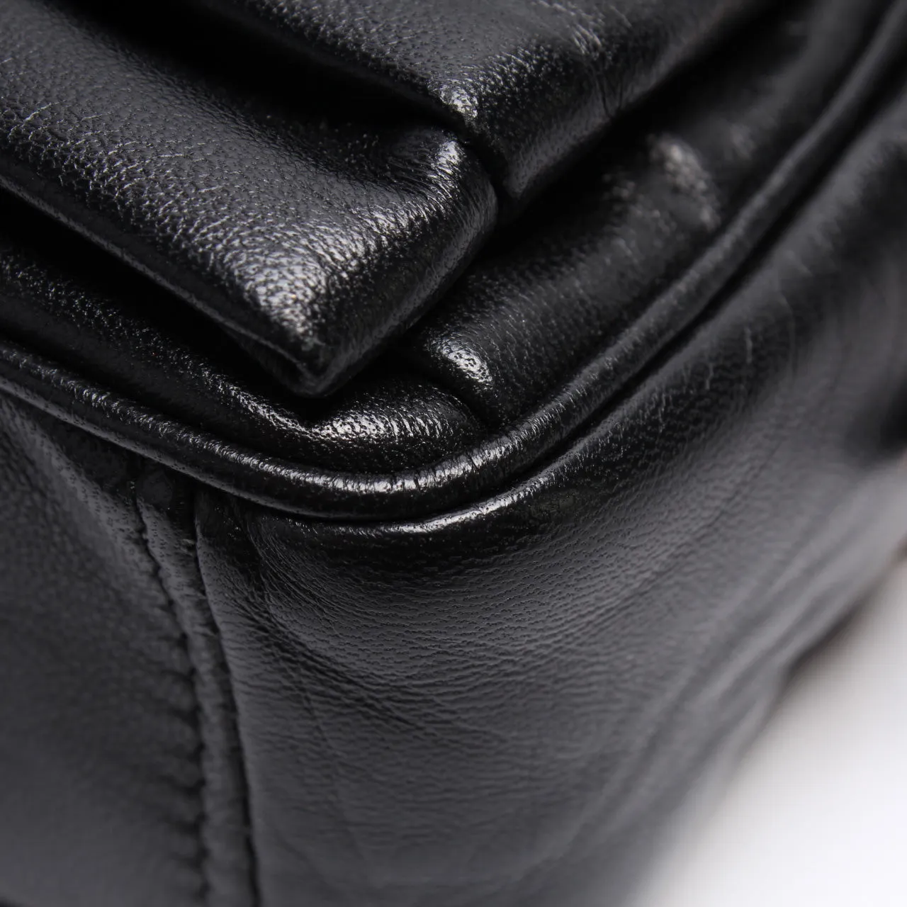1BH166 Nappa Bow Crossbody Clutch