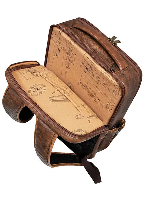 Backpack, Aero Squadron Leather 605