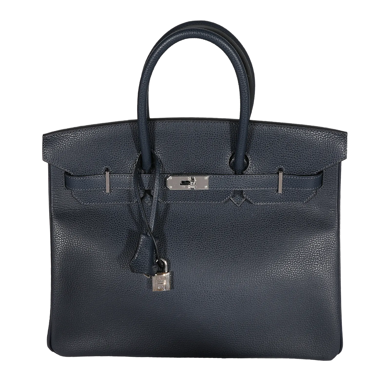 Bleu Indigo Vache Liegee Birkin 35 PHW