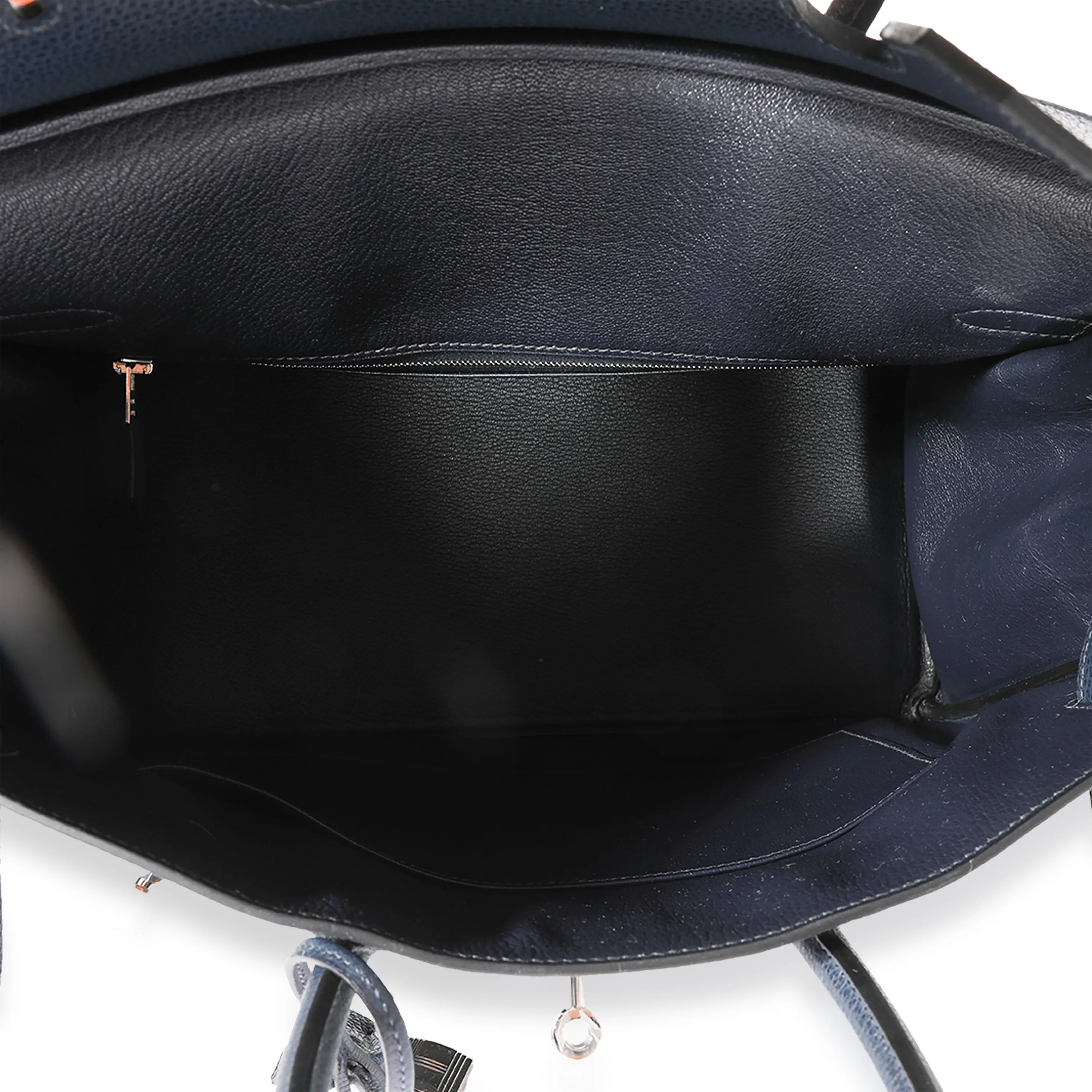 Bleu Indigo Vache Liegee Birkin 35 PHW
