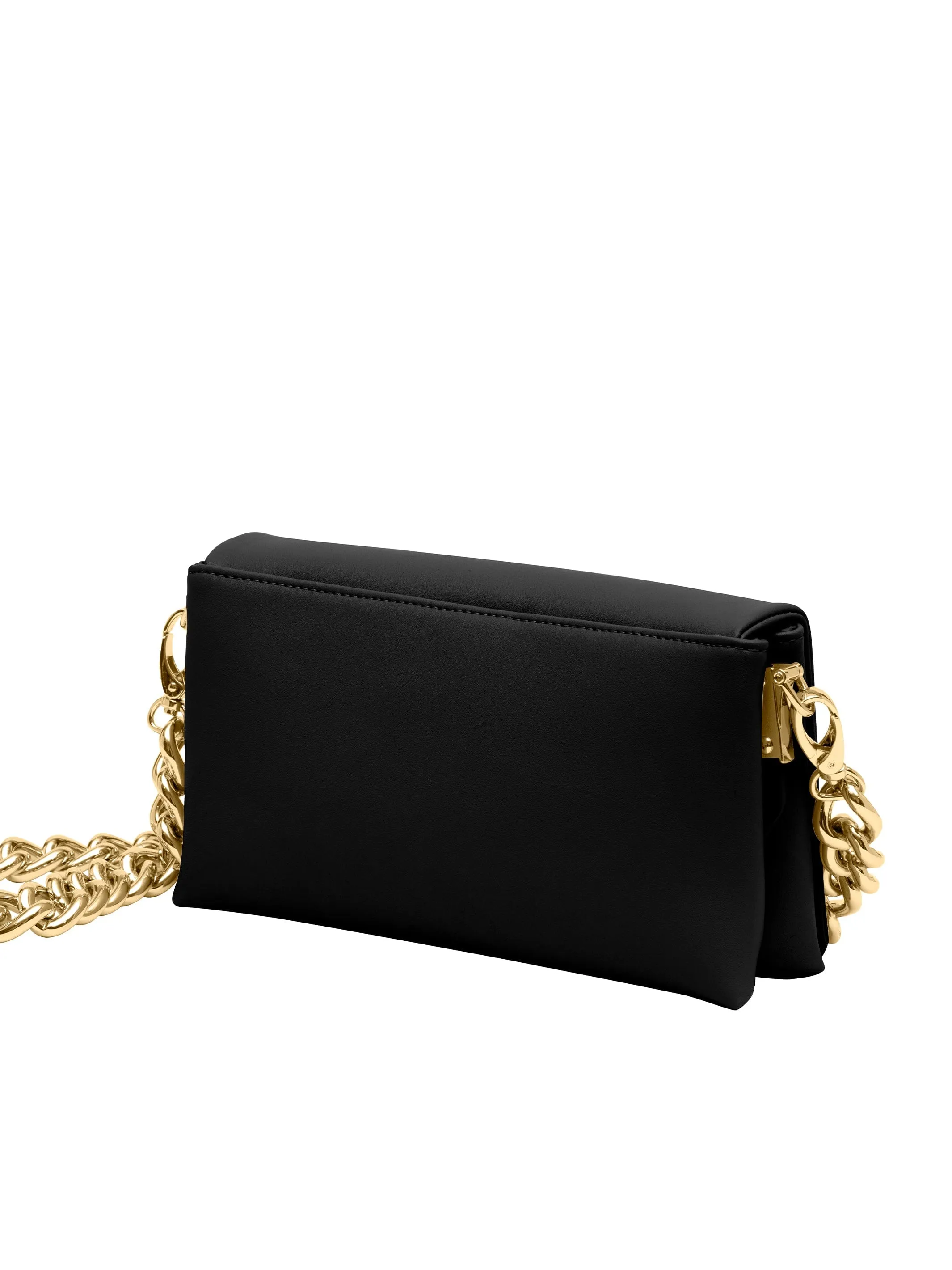 Cavalli Class ROMA Black Envelope Small Clutch Shoulder Bag