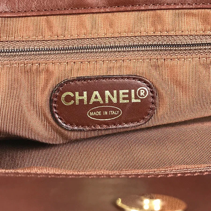 CHANEL CC VINTAGE WOVEN RAFFIA HANDBAG