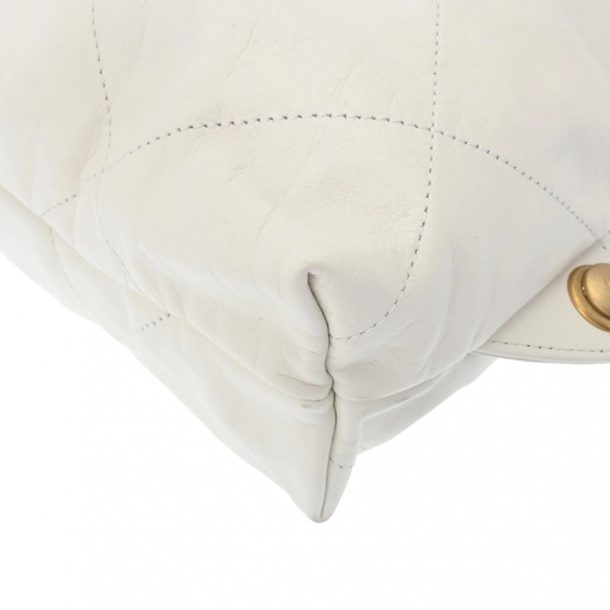 CHANEL Chanel 22 Large Backpack White AS3313 Women's Calfskin Backpack/Daypack