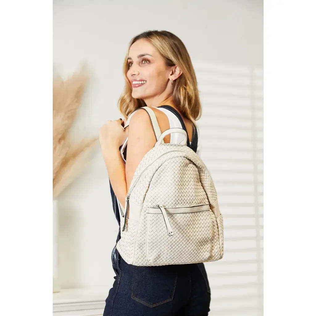 Cross My Heart Beige Backpack