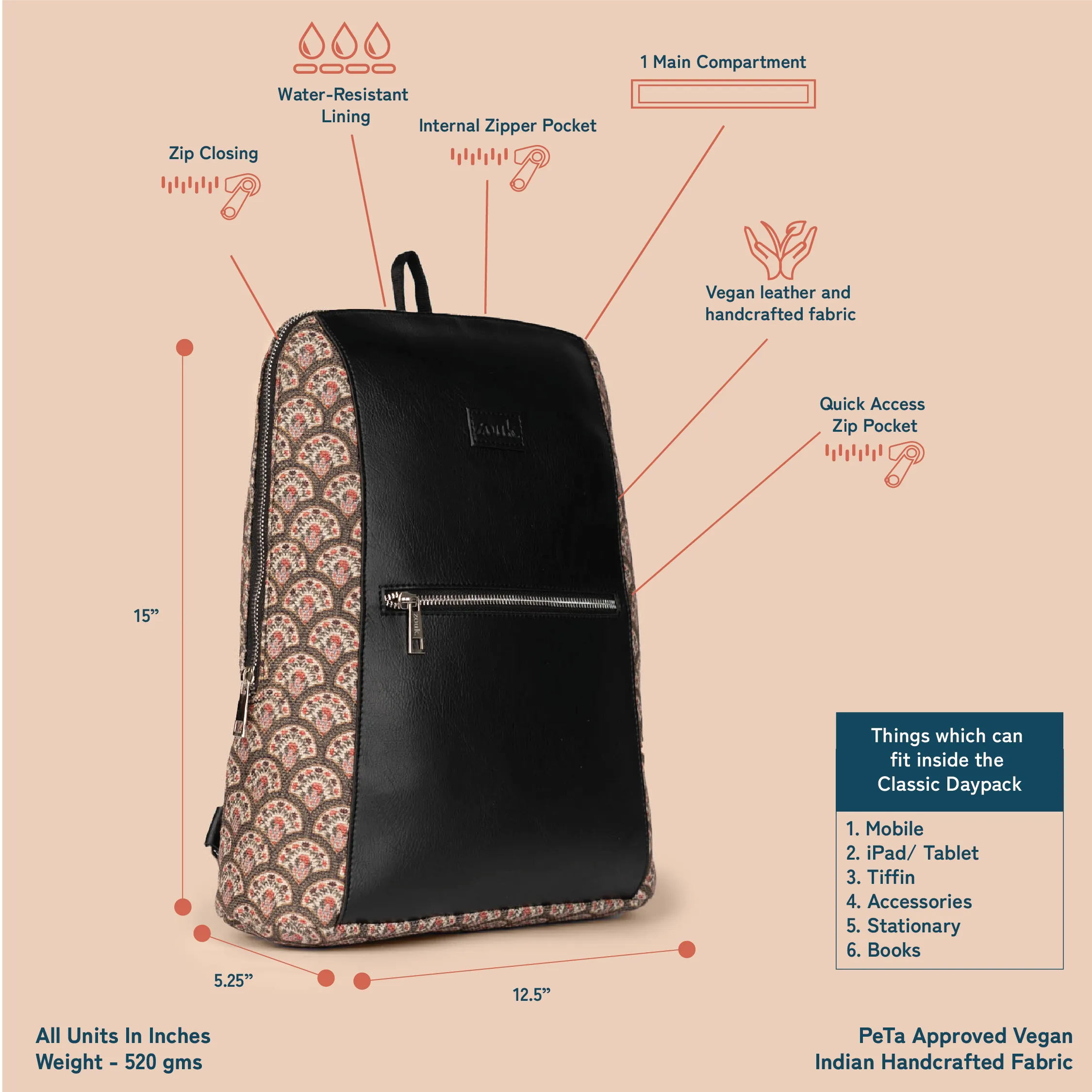 Fatehpur Fresco Classic Daypack