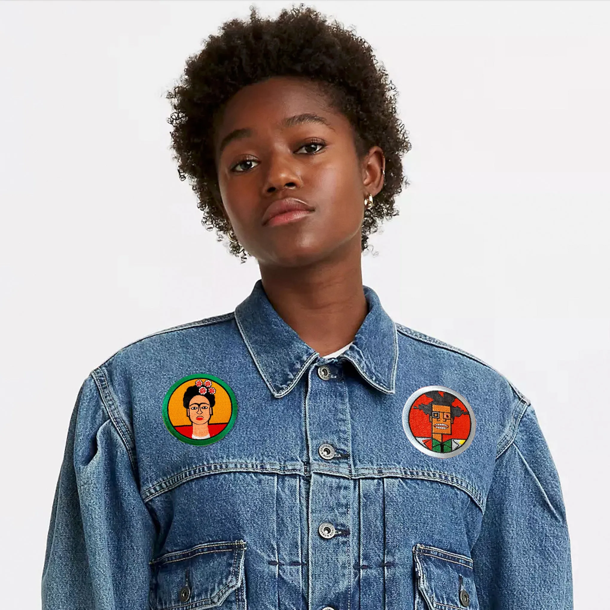 Great Modern Artists Iron-On Patch - Kahlo