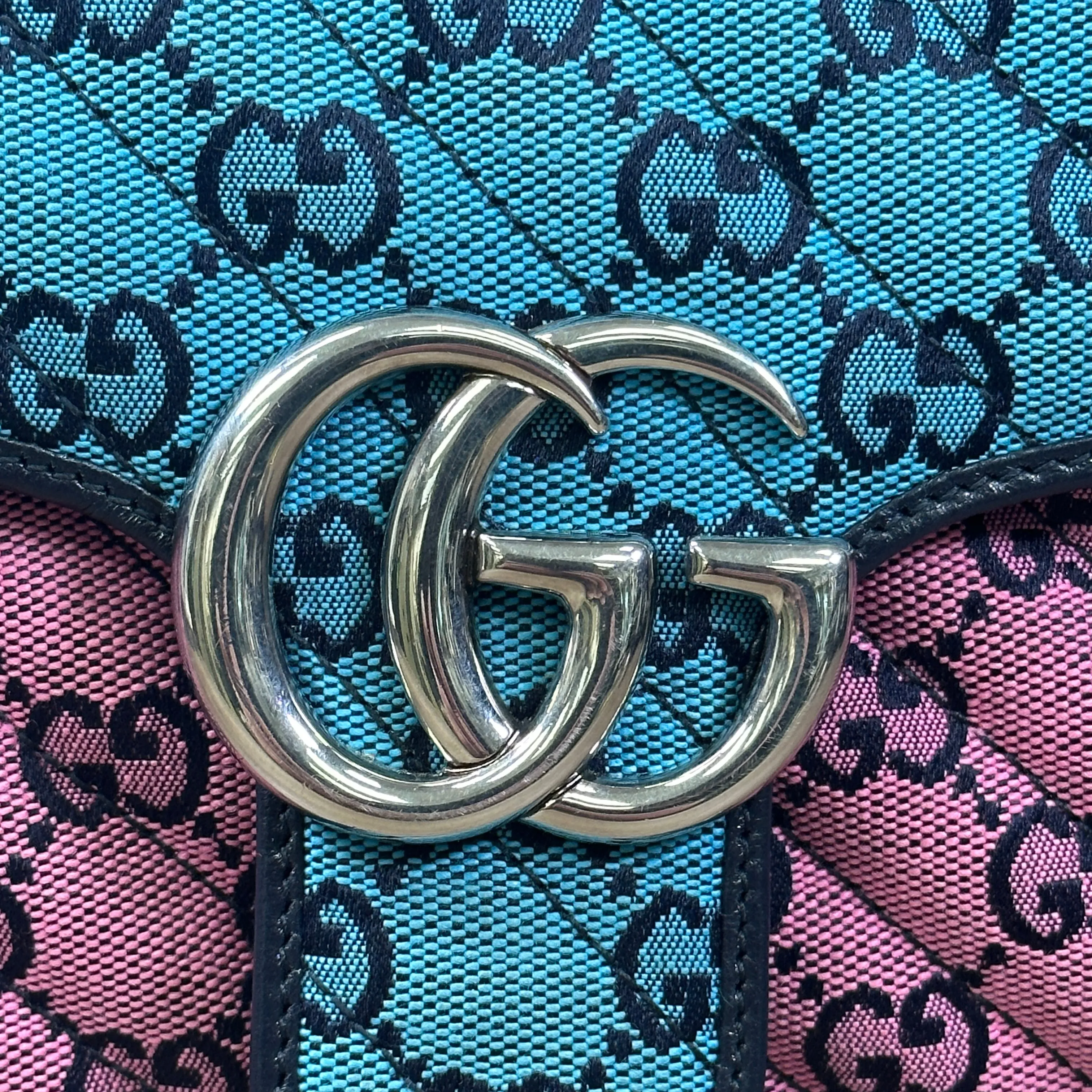 Gucci GG Canvas Small Marmont Shoulder Bag - Multicolor