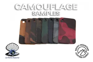 La Perla Azzurra - Camouflage (Camo) Leather (SAMPLES)