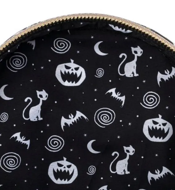 Loungefly Disney Nightmare Before Christmas Tarot Card AOP Mini Backpack