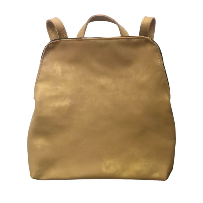 Riley Backpack In Bronze Leather (Pre Made)