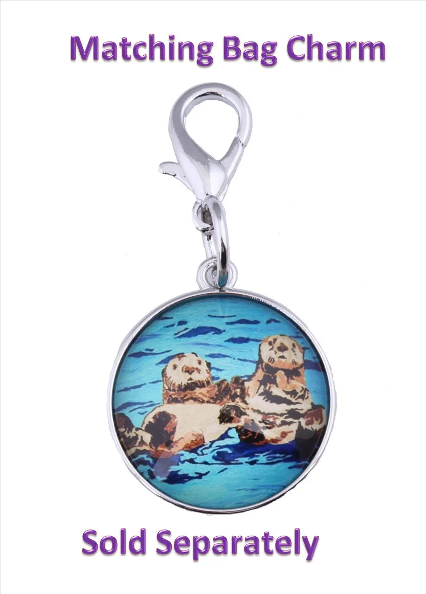 Sea Otter Retro Cat- Best Friends