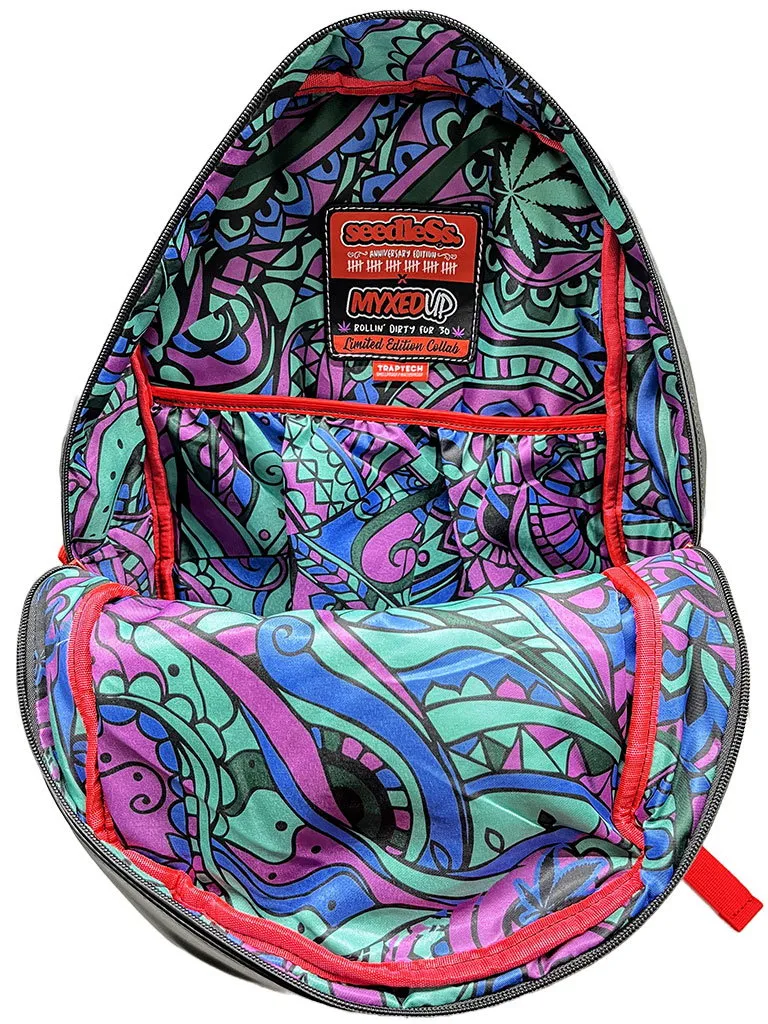 Seedless Myxed Up 30th Anniversary Smell Proof Backpack