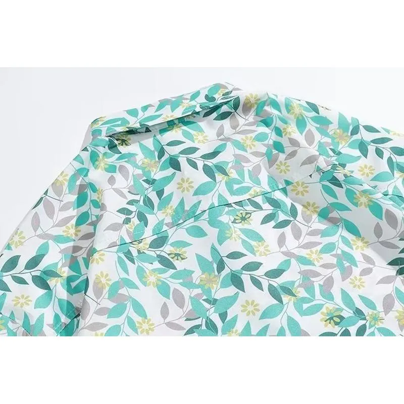 Trendy Artistic Simplicity Short Sleeve Shirt