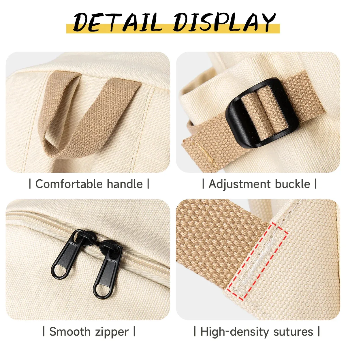 UAKISS  -  2024 Fashion Student Backpack Big Rucksack Girls School Bag High Capacity Women Backpack Female Cute Leisure Travel Mochila