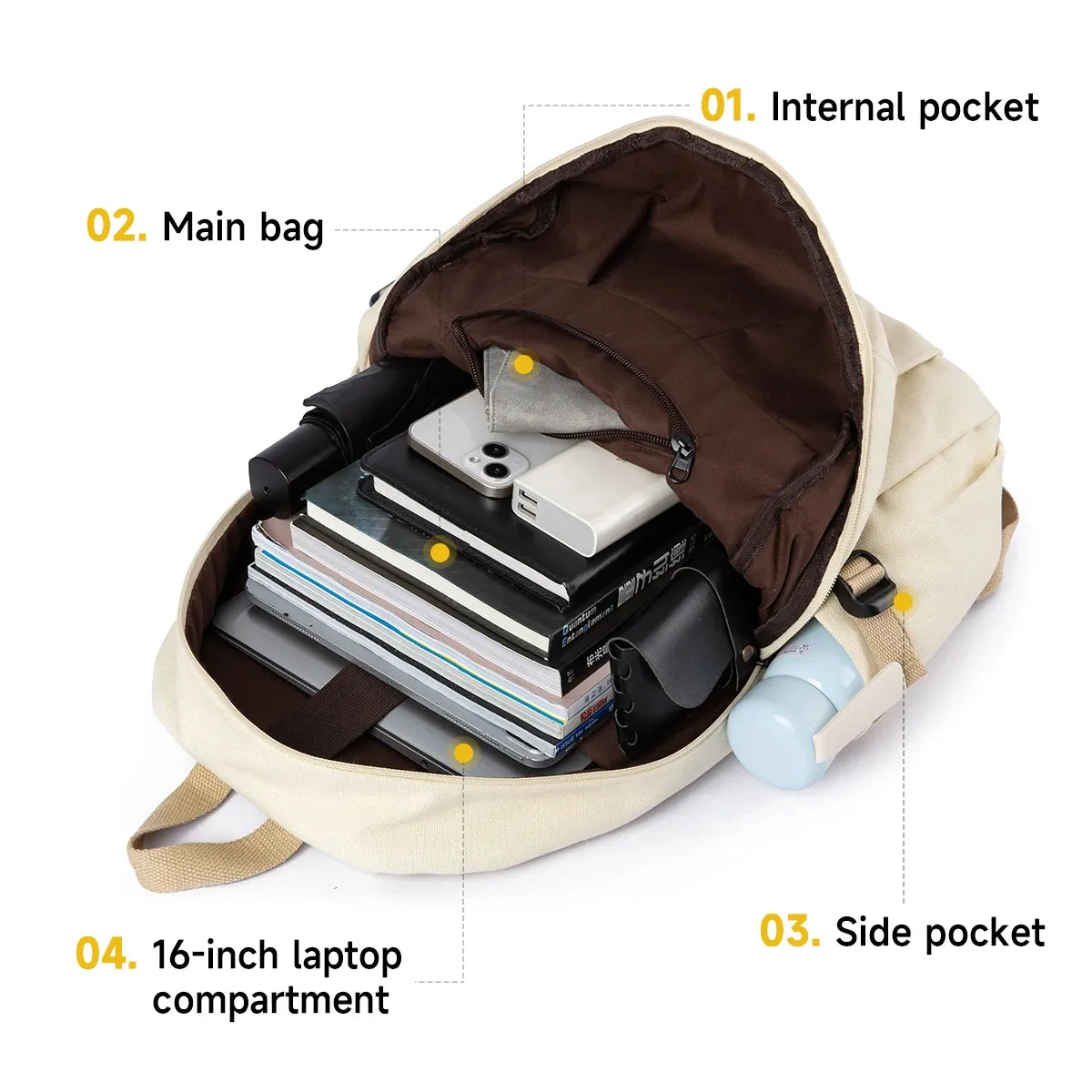 UAKISS  -  2024 Fashion Student Backpack Big Rucksack Girls School Bag High Capacity Women Backpack Female Cute Leisure Travel Mochila
