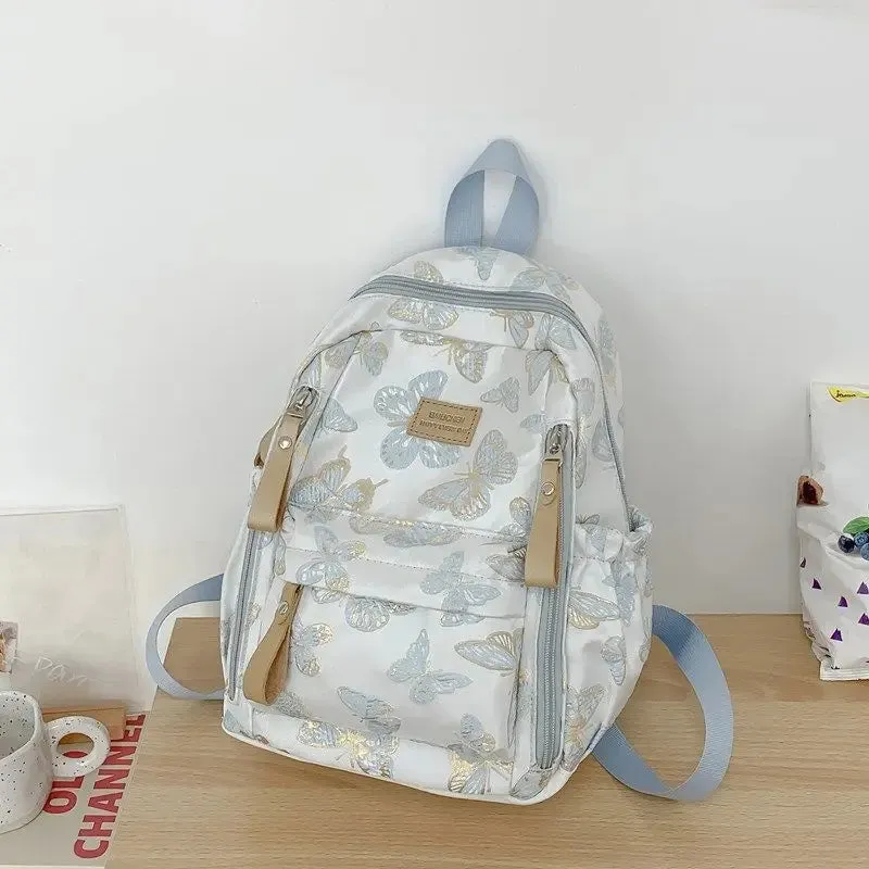 UAKISS  -  Butterfly Print Backpacks for Ladies High Capacity Fashion Design Womens Backpack College Style Casual Versatile Female Bag
