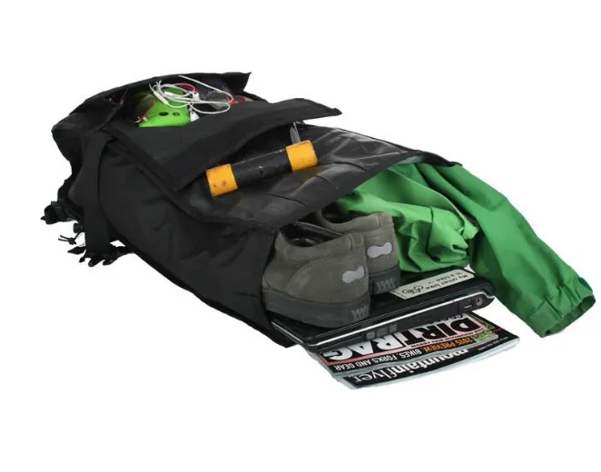 Upcycled Backpack- USA made from Upcycled inner tubes & street sign scraps - Save Landfill Space!