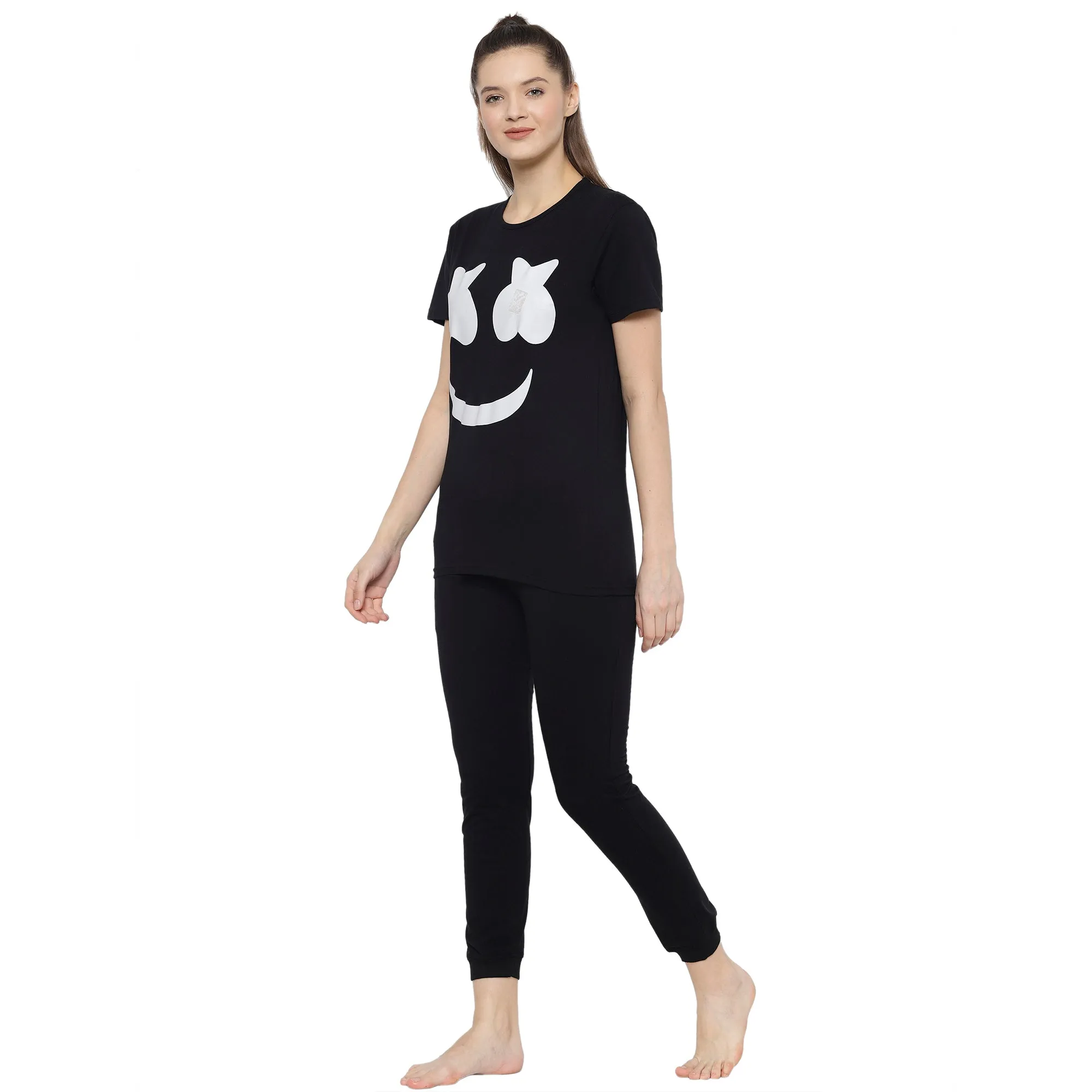 Vimal Jonney Black Women's Night Suit