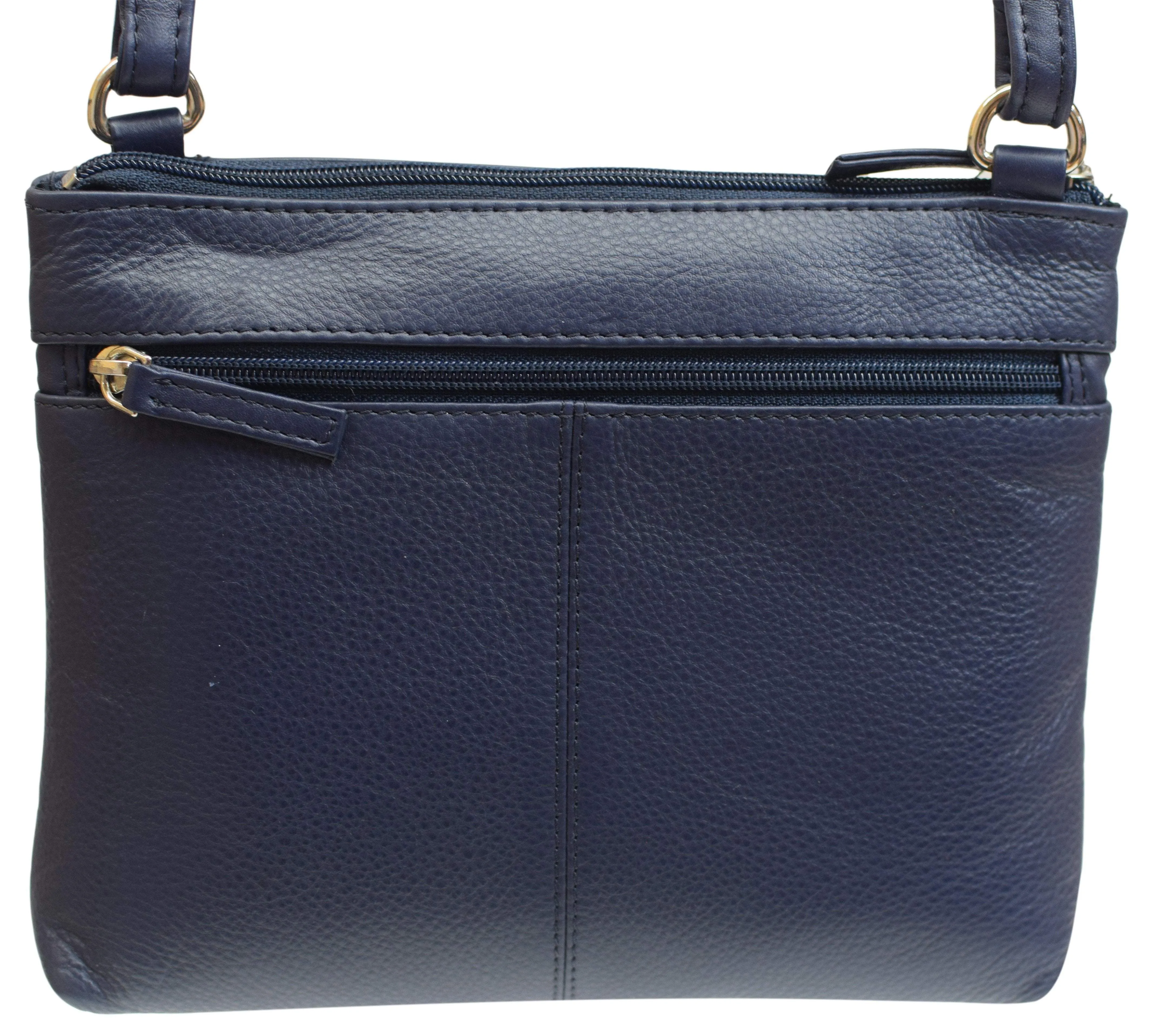 Womens Premium Leather Luxury Crossbody Shoulder Handbag Purse for Ladies
